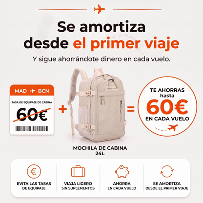 MOCHILA DE CABINA 40x30x20 CM · SINESCALAA™